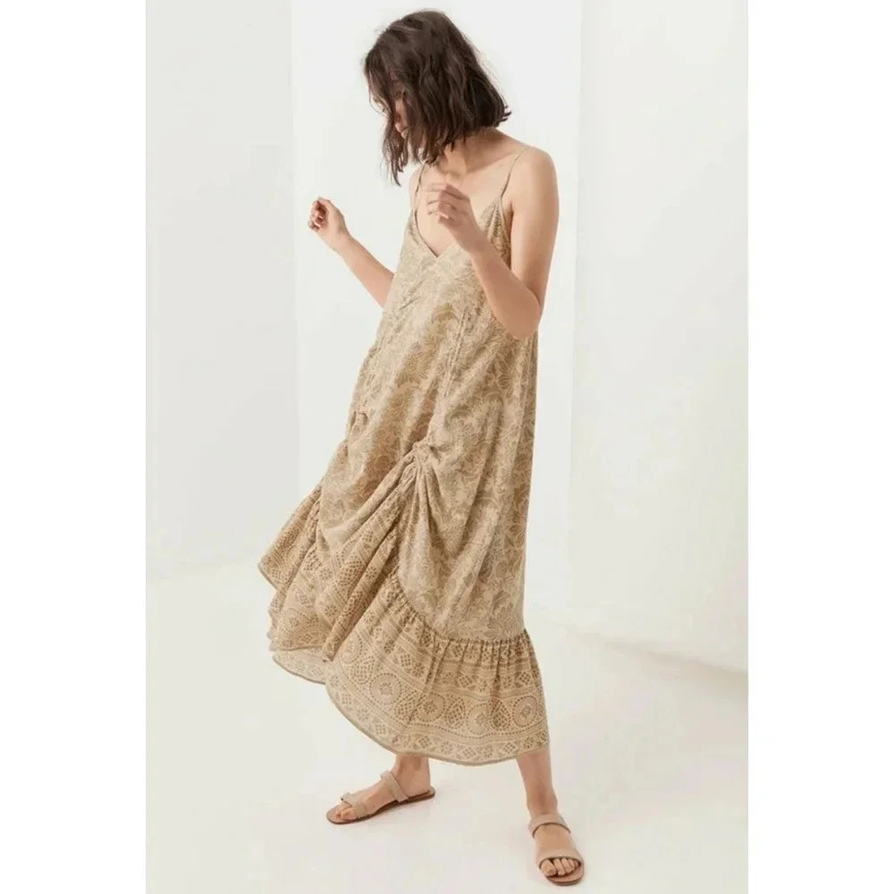 Spell | Lioness Rouched Drawstring Dress - Picture 3 of 5